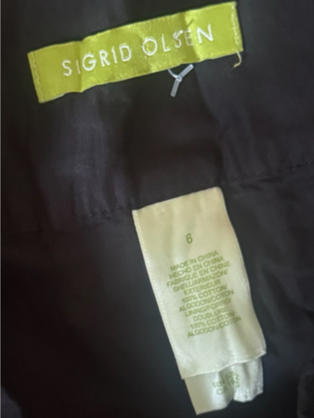 Sigrid Olsen Black Maxi Skirt Size 6 Ruffle Hem Flowy Boho Y2K - Picture 7 of 7